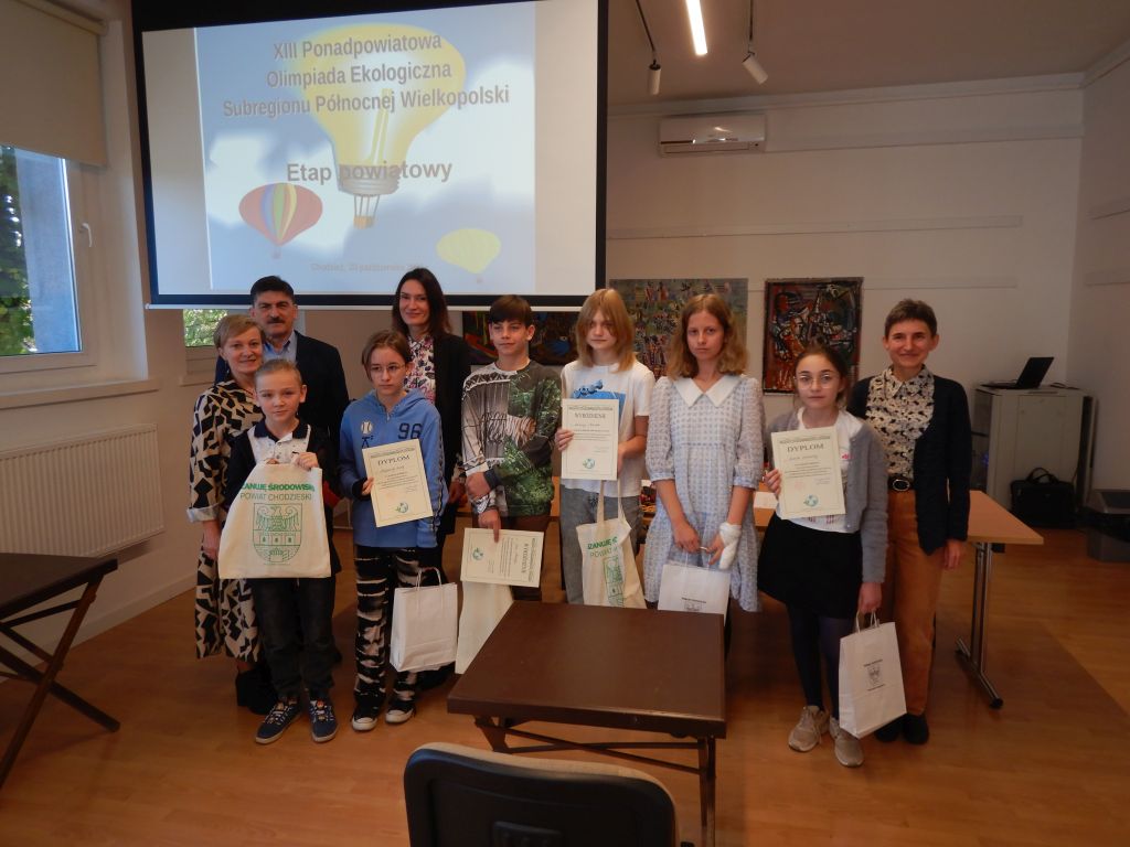 Sukces uczniów w etapie powiatowym XIII Olimpiady Ekologicznej Subregionu Północnej Wielkopolski